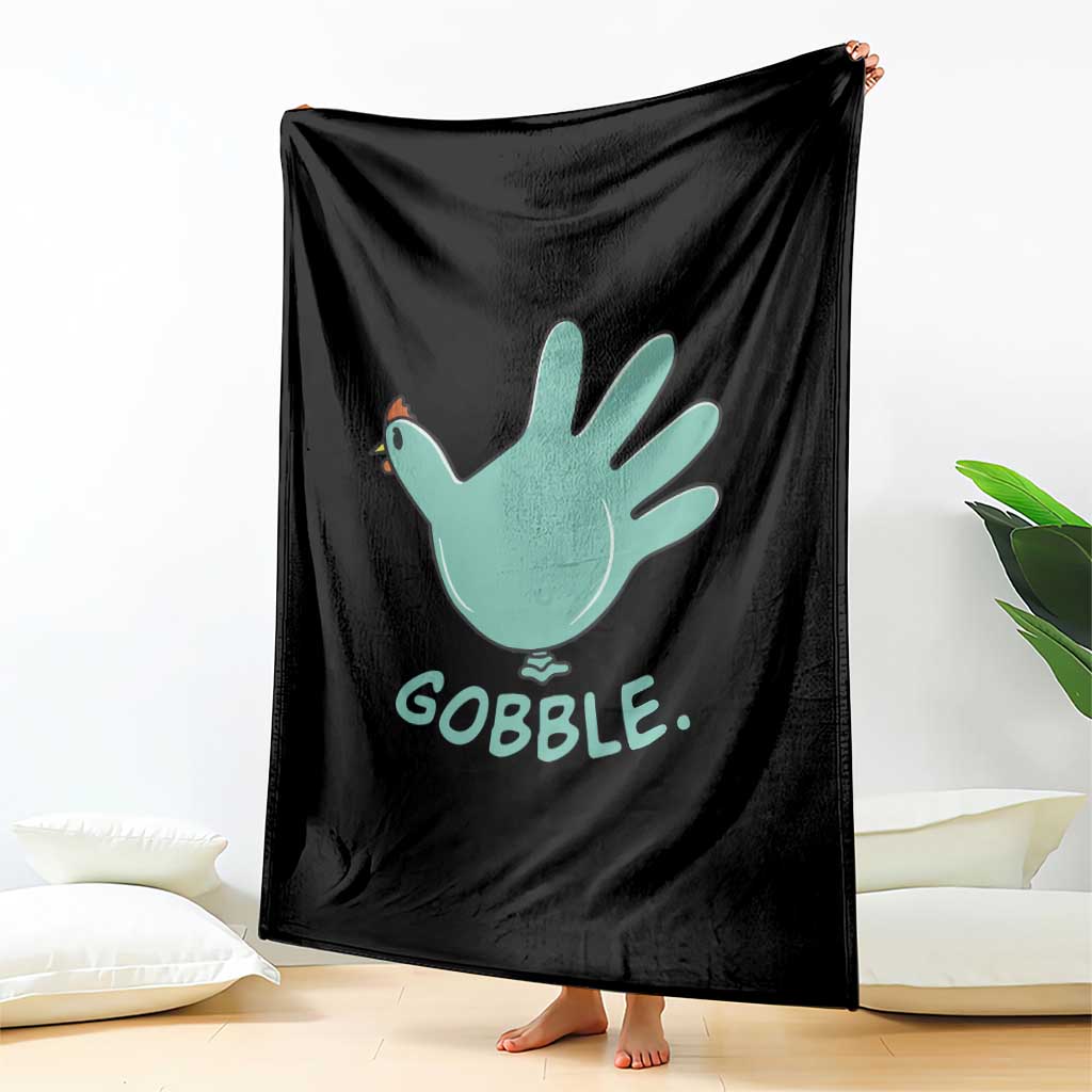 Thanksgiving Nurse Turkey Throw Blanket Turkey Glove Cute Thanksgiving Thankful Nurse Medical Assistant TS10 Print Your Wear