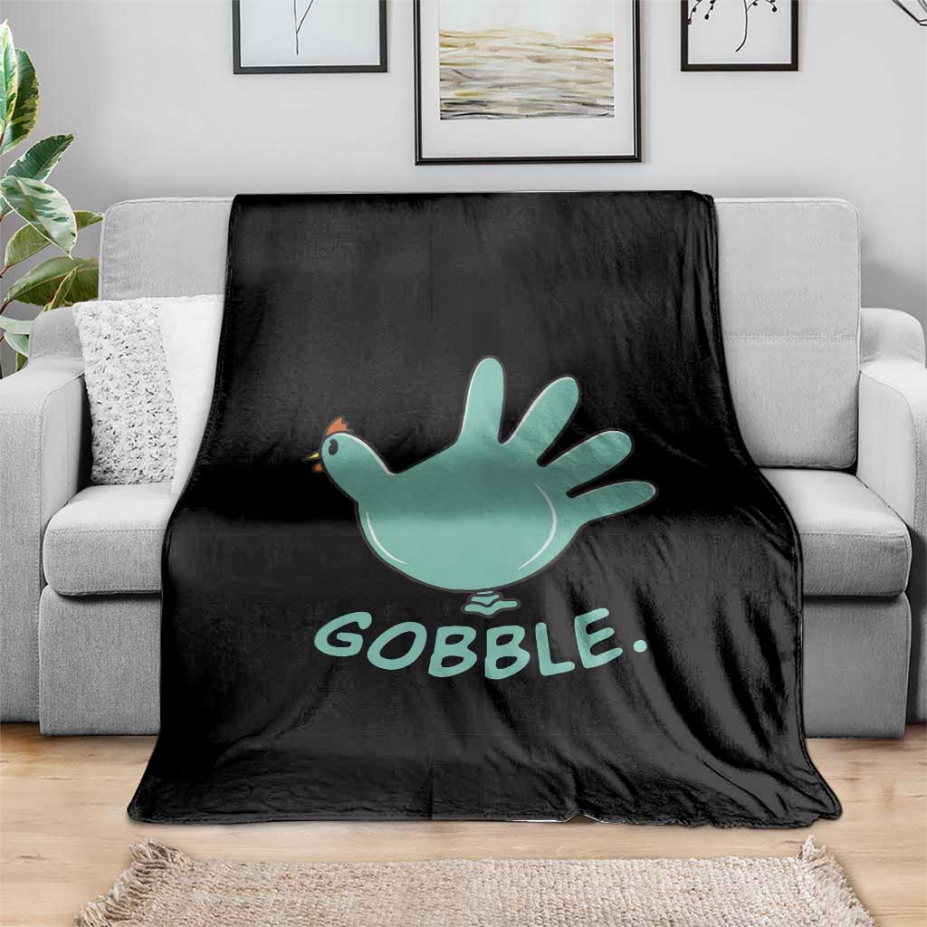 Thanksgiving Nurse Turkey Throw Blanket Turkey Glove Cute Thanksgiving Thankful Nurse Medical Assistant TS10 Print Your Wear