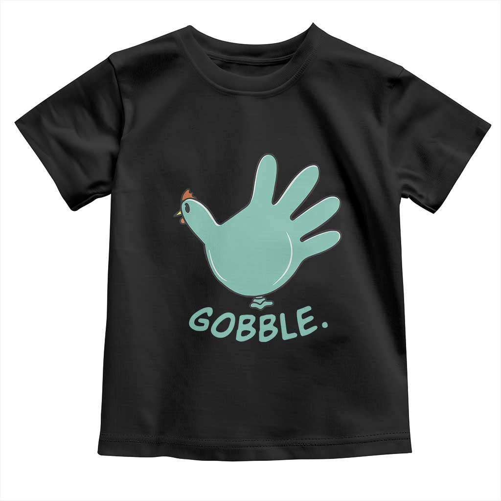 Thanksgiving Nurse Turkey Baby Shirt Turkey Glove Cute Thanksgiving Thankful Nurse Medical Assistant TS10 Black Print Your Wear