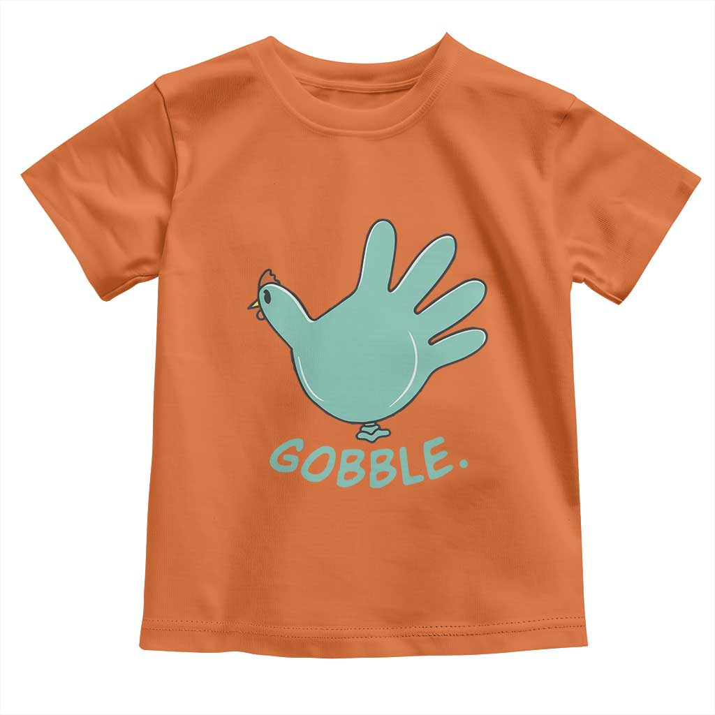 Thanksgiving Nurse Turkey Baby Shirt Turkey Glove Cute Thanksgiving Thankful Nurse Medical Assistant TS10 Orange Print Your Wear