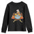 Thanksgiving Nurse Turkey Youth Sweatshirt Funny Nursing Student Gift Thankful Nurse Medical Assistant TS10 Black Print Your Wear