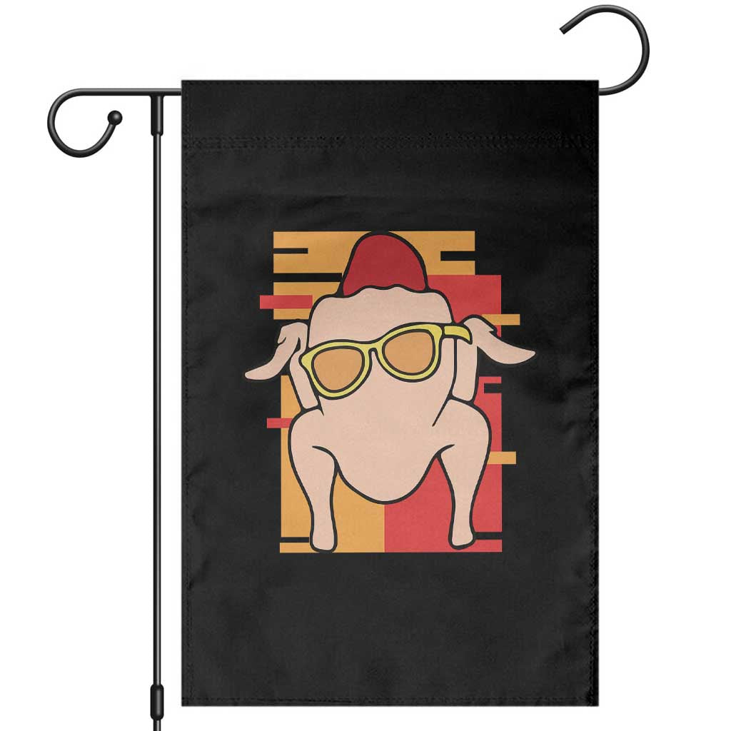 Turkey Thanksgiving Garden Flag Funny Fall TS10 Black Print Your Wear