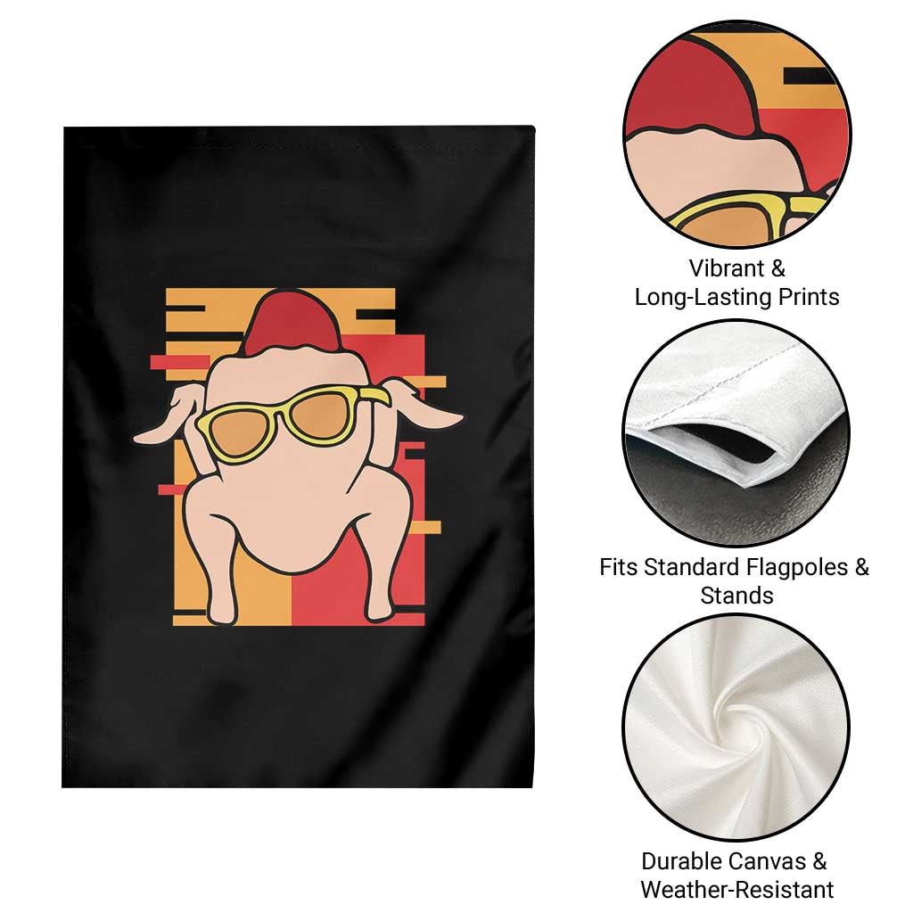 Turkey Thanksgiving Garden Flag Funny Fall TS10 Print Your Wear