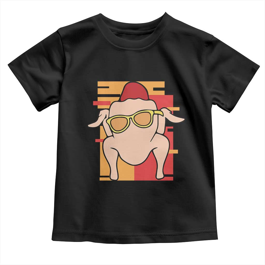 Turkey Thanksgiving Baby Shirt Funny Fall TS10 Black Print Your Wear