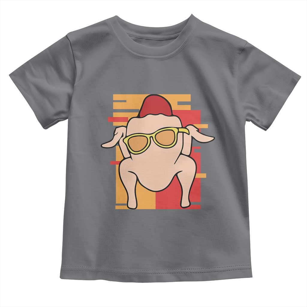 Turkey Thanksgiving Baby Shirt Funny Fall TS10 Charcoal Print Your Wear