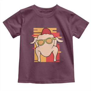 Turkey Thanksgiving Baby Shirt Funny Fall TS10 Maroon Print Your Wear