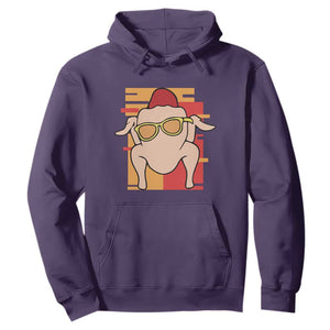 Turkey Thanksgiving Hoodie Funny Fall TS10 Purple Print Your Wear