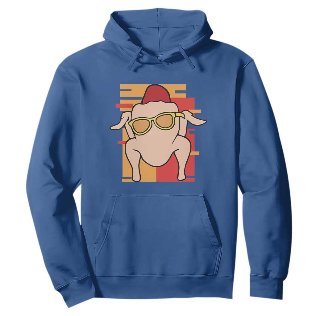 Turkey Thanksgiving Hoodie Funny Fall TS10 Royal Blue Print Your Wear