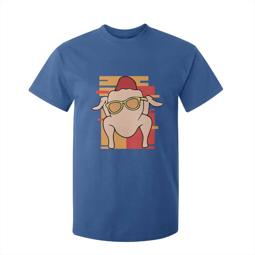 Turkey Thanksgiving T Shirt For Kid Funny Fall TS10 Royal Blue Print Your Wear