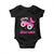 Crush Breast Cancer Awareness Baby Onesie Pink Ribbon Monster Truck Dinosaur TS10 Black Print Your Wear