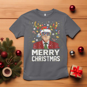Funny Trump Xmas T Shirt Merry Christmas Santa TS10 Charcoal Print Your Wear