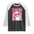 Pink Santa Retro Christmas Raglan Shirt Blowing Bubble Pink Xmas Matching Family Group Party TS10 Black White Print Your Wear