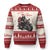Girl Motorcycle Santa Ugly Christmas Sweater Lady Biker Merry Christmas TS10 Red Print Your Wear