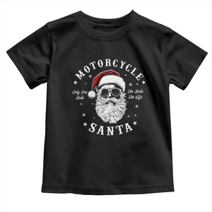 Funny Christmas Motorcycle Santa Baby Shirt No Ride No Life Motorbike Rider Grandpa TS10 Black Print Your Wear