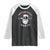 Funny Christmas Motorcycle Santa Raglan Shirt No Ride No Life Motorbike Rider Grandpa TS10 Black White Print Your Wear