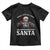 Funny Christmas Motorcycle Santa Baby Shirt Let's Go Santa Skull Motorbike Rider TS10 Black Print Your Wear