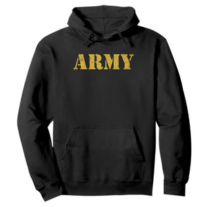 Army Hoodie Military Training PT Exercise Workout Gear Veterans Service TS10 Black Print Your Wear