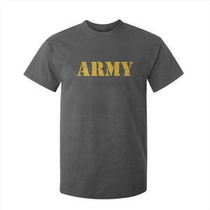 Army T Shirt For Kid Military Training PT Exercise Workout Gear Veterans Service TS10 Dark Heather Print Your Wear