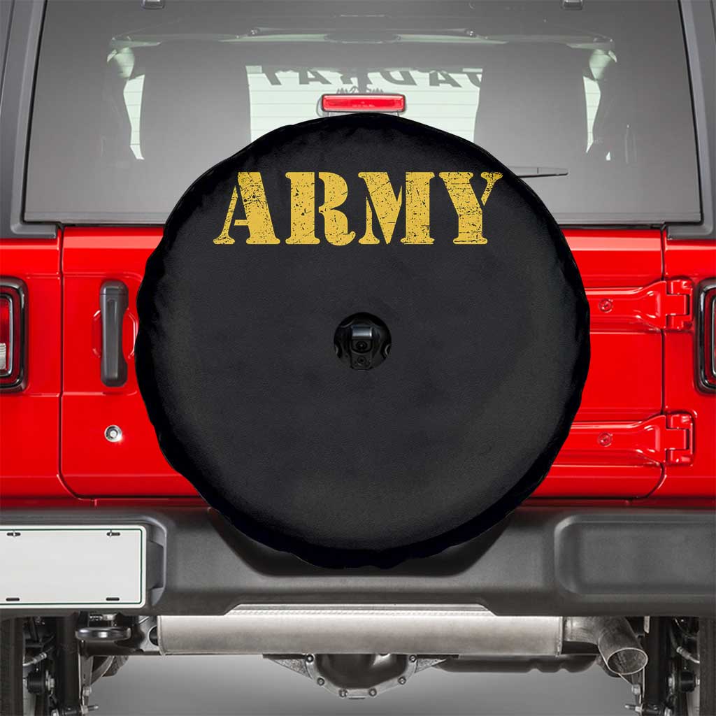 Army Spare Tire Cover Military Training PT Exercise Workout Gear Veterans Service TS10 Black Print Your Wear