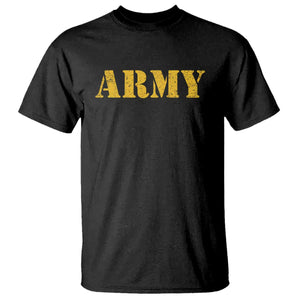 Army T Shirt Military Training PT Exercise Workout Gear Veterans Service TS10 Black Print Your Wear