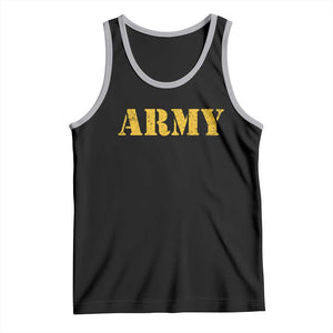 Army Tank Top Military Training PT Exercise Workout Gear Veterans Service TS10 Black Athletic Heather Print Your Wear