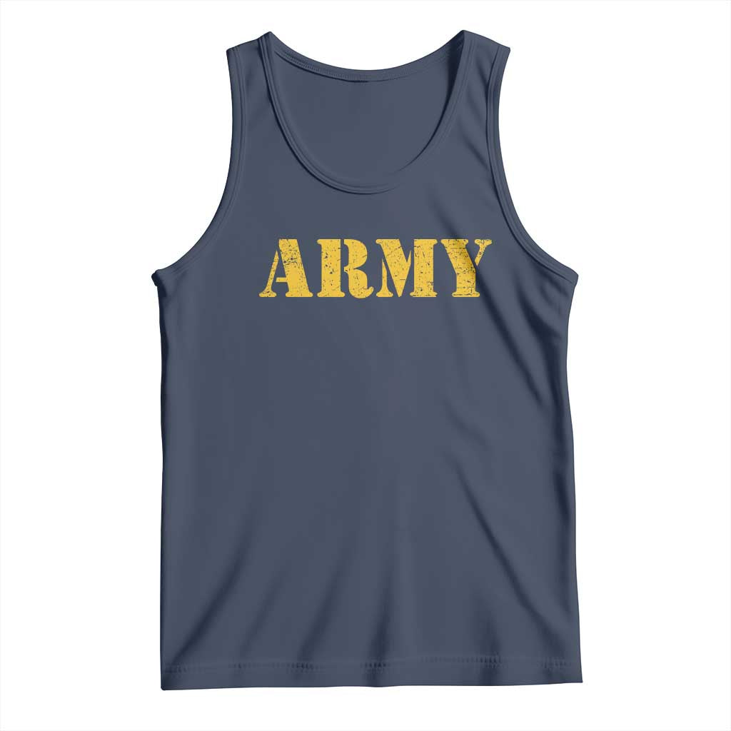 Army Tank Top Military Training PT Exercise Workout Gear Veterans Service TS10 Navy Print Your Wear
