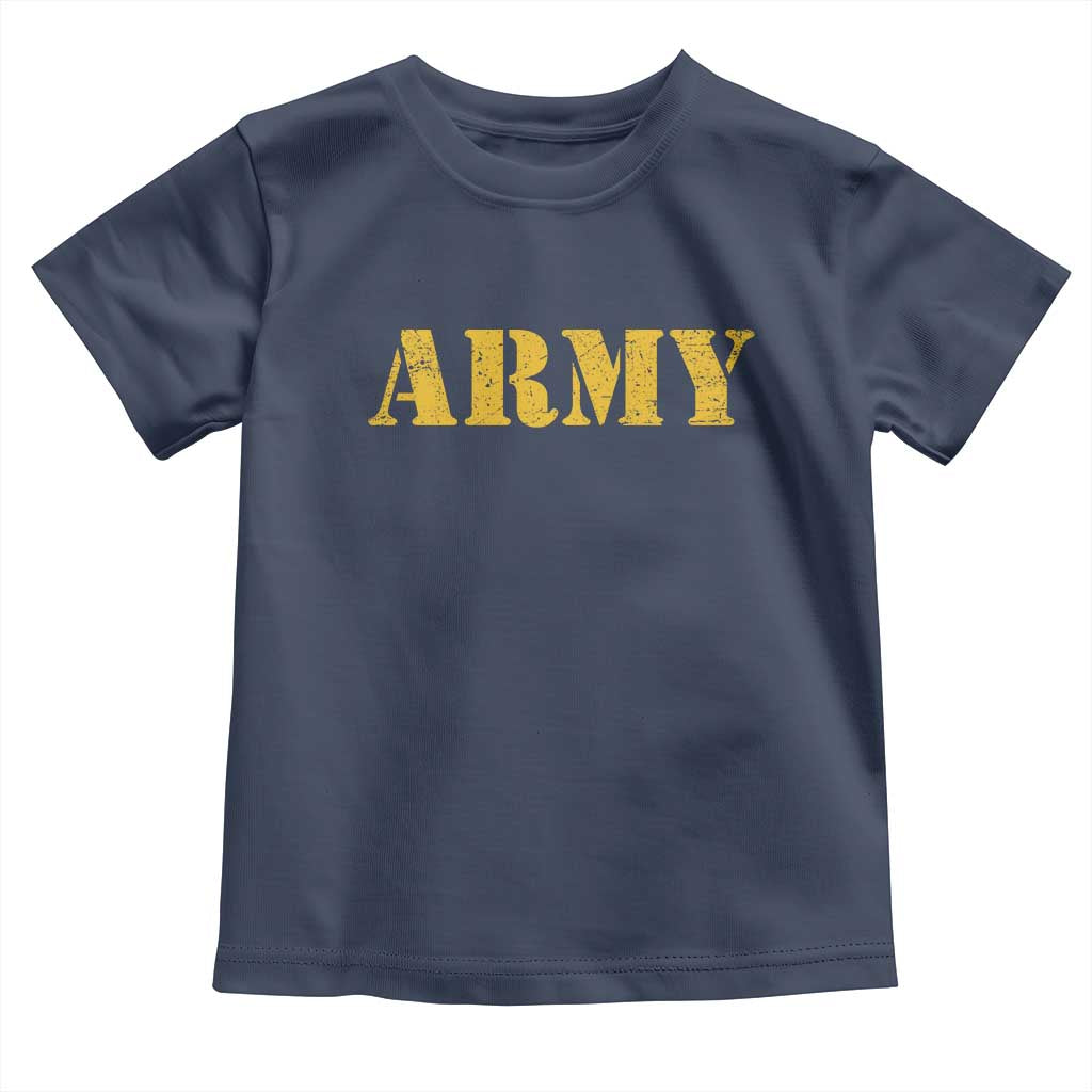 Army Toddler T Shirt Military Training PT Exercise Workout Gear Veterans Service TS10 Navy Print Your Wear