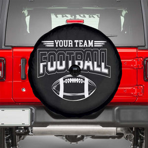 Custom Football Team Name Spare Tire Cover Personalized Game Day Mom High School Cheer Mom TS10 Black Print Your Wear