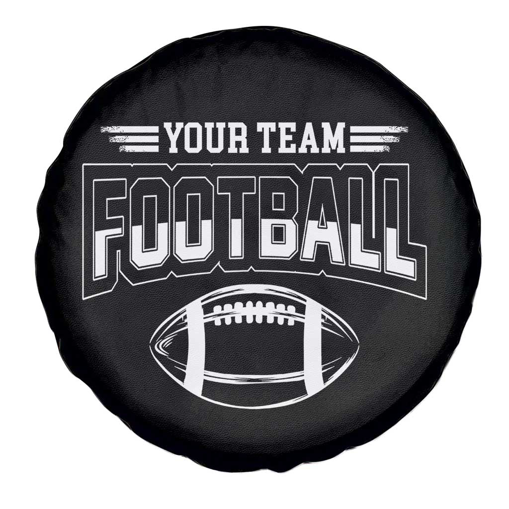 Custom Football Team Name Spare Tire Cover Personalized Game Day Mom High School Cheer Mom - Print Your Wear