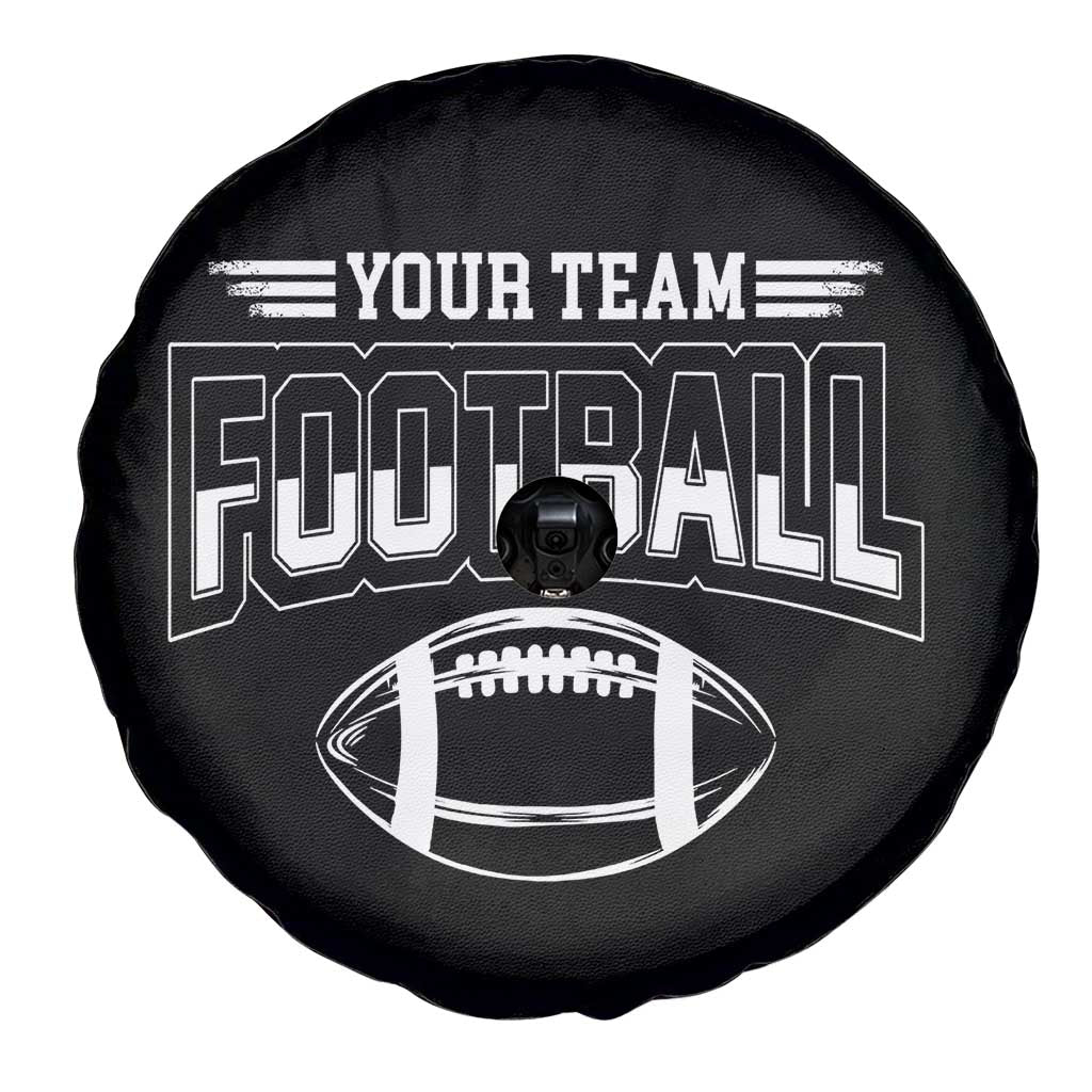 Custom Football Team Name Spare Tire Cover Personalized Game Day Mom High School Cheer Mom - Print Your Wear