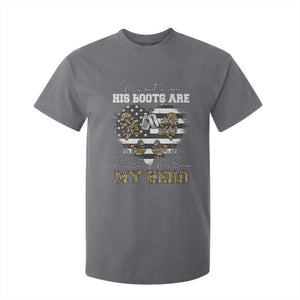 Personalized Army Mom T Shirt For Kid Custom Name Proud Military Family US Flag TS10 Charcoal Print Your Wear