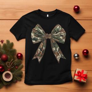 Camo Coquette Bow T Shirt Camouflage Old Hunting Women Girl TS10 Black Print Your Wear