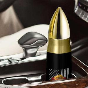 Funny Thanksgiving Trump 2025 Bullet Tumbler Make Thanksgivings Great Again Turkey American Flag TS10 Print Your Wear