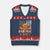 Funny Thanksgiving Trump 2025 V-Neck Knit Sweater Vest Make Thanksgivings Great Again Turkey American Flag TS10 Navy Red Print Your Wear