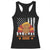 Funny Thanksgiving Trump 2025 Racerback Tank Top Make Thanksgivings Great Again Turkey American Flag TS10 Black Print Your Wear