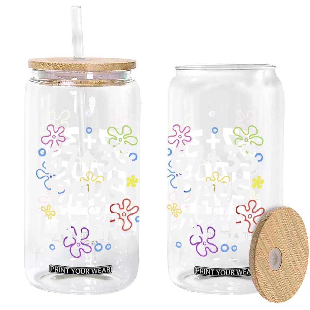 67 33 One Hundred Days Later Glass Can Funny 100th Day of School Flowers TS10 Print Your Wear