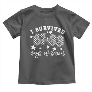 I Survived 67 33 100 Days of School Toddler T Shirt Funny 100th Day of School One Hundred Days TS10 Dark Heather Print Your Wear