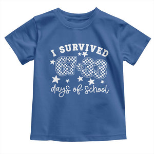 I Survived 67 33 100 Days of School Toddler T Shirt Funny 100th Day of School One Hundred Days TS10 Royal Blue Print Your Wear