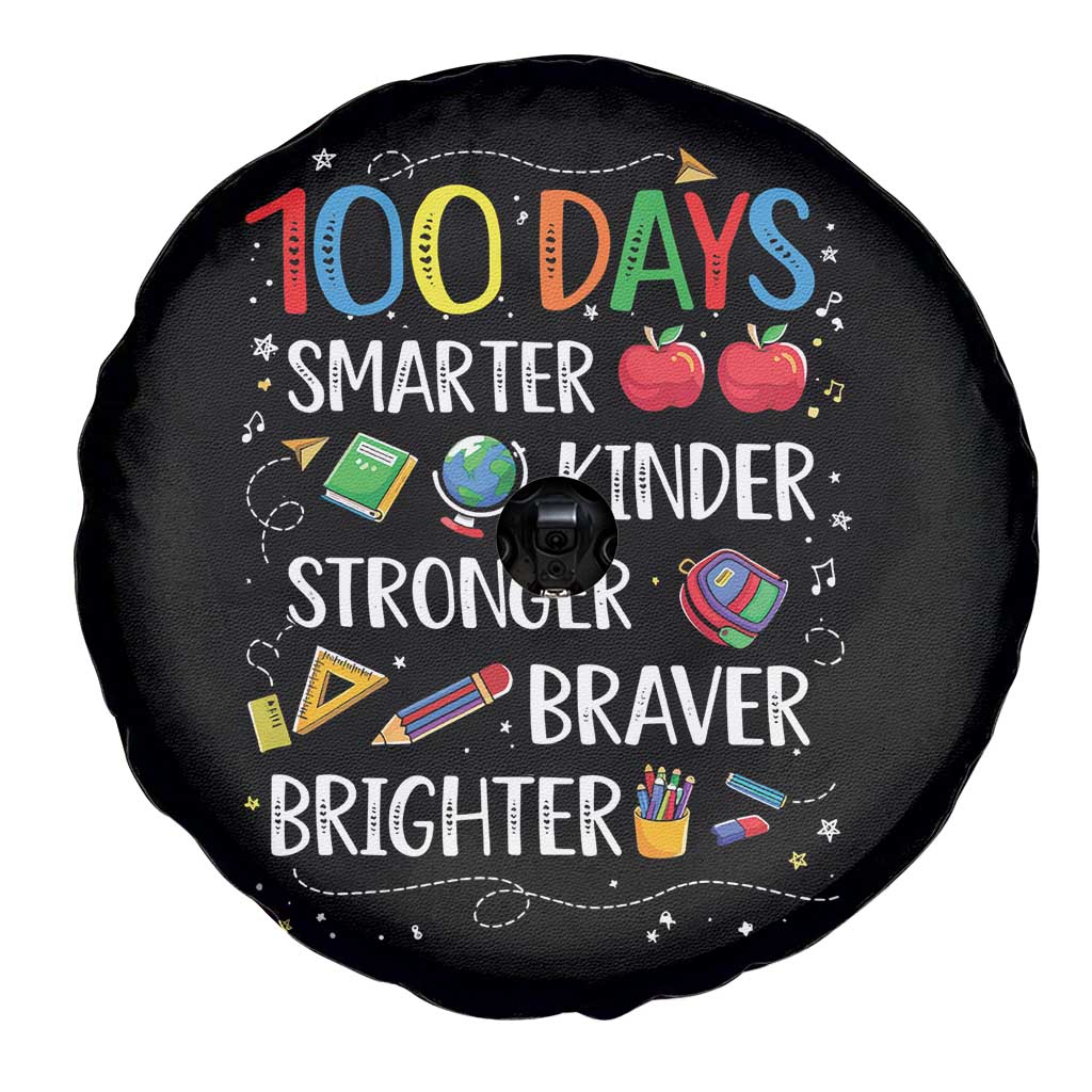 Happy 100 Days of School Spare Tire Cover 100th Day Kids Boys Girls Teachers Pupils TS10 Print Your Wear