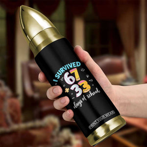 100 Days Of School 67 Funny Six Seven Meme Bullet Tumbler TS10 Print Your Wear