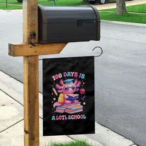 Axolotl 100 Days Of School Garden Flag 100 Days Is Alotl School TS10 Print Your Wear