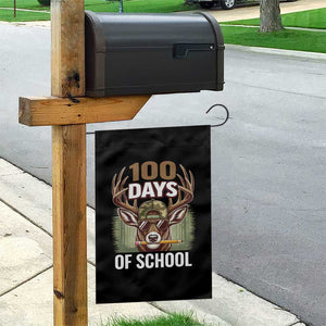 Deer 100 Days Of School Garden Flag Camo Bucked 100 Days Smarter TS10 Print Your Wear