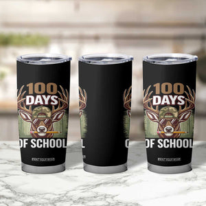 Deer 100 Days Of School Tumbler Cup Camo Bucked 100 Days Smarter TS10 Print Your Wear