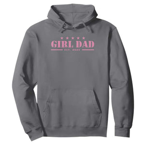 Girl Dad Est. 2025 Hoodie TS10 Charcoal Print Your Wear