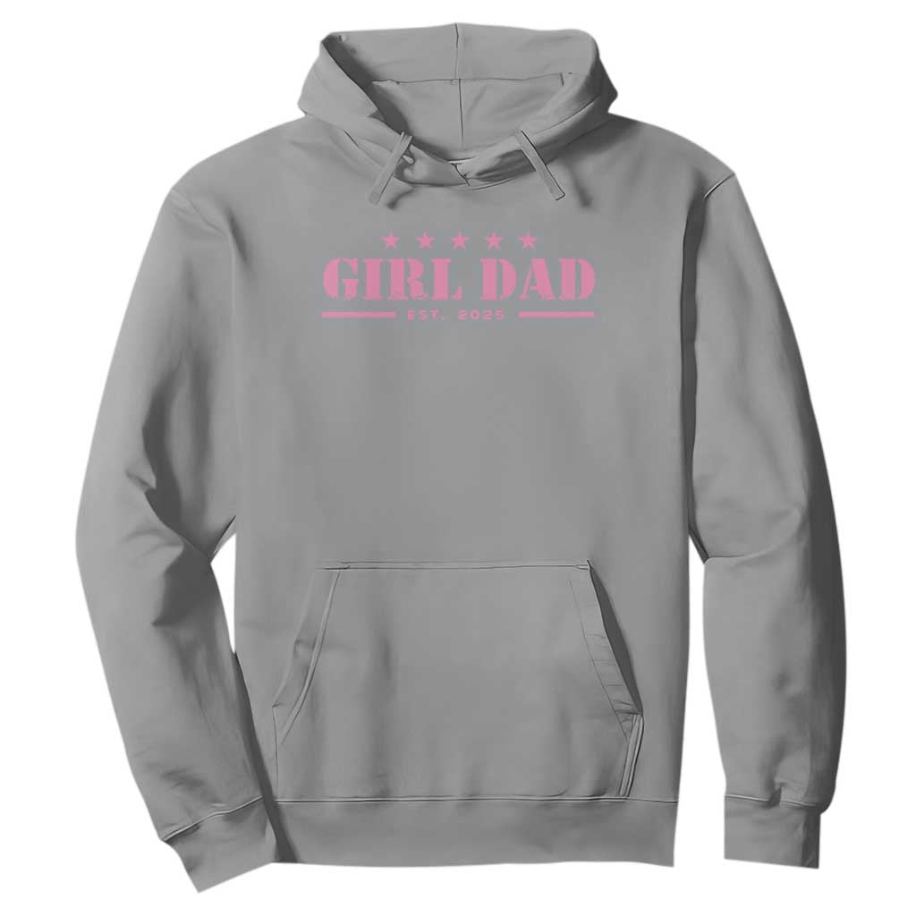 Girl Dad Est. 2025 Hoodie TS10 Sport Gray Print Your Wear