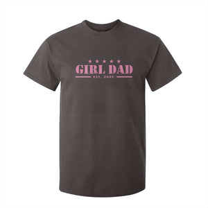 Girl Dad Est. 2025 T Shirt For Kid TS10 Dark Chocolate Print Your Wear