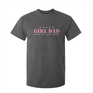Girl Dad Est. 2025 T Shirt For Kid TS10 Dark Heather Print Your Wear