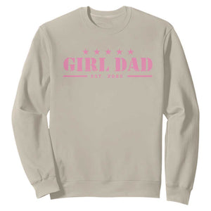 Girl Dad Est. 2025 Sweatshirt TS10 Sand Print Your Wear