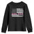 Dad Of Girl Est. 2025 Youth Sweatshirt Father Girl To Be 2025 Daddy Fathers Day USA Flag TS10 Black Print Your Wear
