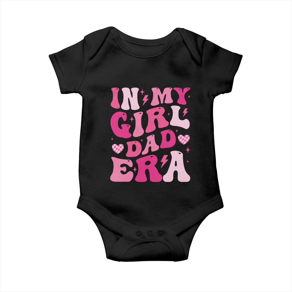In My Dad Girl Era Baby Onesie Funny Fathers Day Gift 2025 TS10 Black Print Your Wear